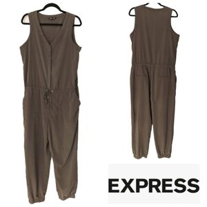 Express Olive Green jumpsuit
